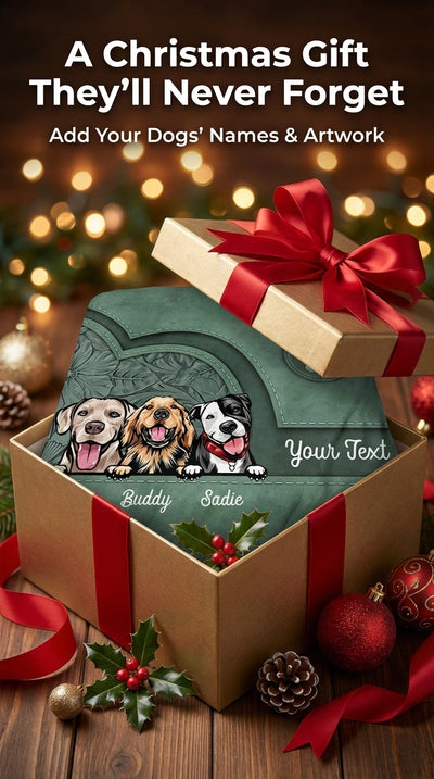 Dog Personalized Bedding Set, Personalized Gift for Dog Lovers, Dog Dad, Dog Mom - BD146PS05re