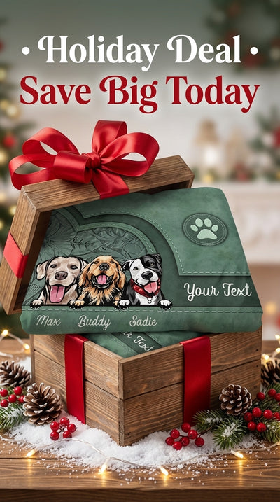 Dog Personalized Bedding Set, Personalized Gift for Dog Lovers, Dog Dad, Dog Mom - BD146PS05re