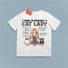 5 Sign I'm Probably A Cat Lady Personalized Shirt, Personalized Gift for Cat Lovers, Cat Mom, Cat Dad - TS267PS02 - BMGifts