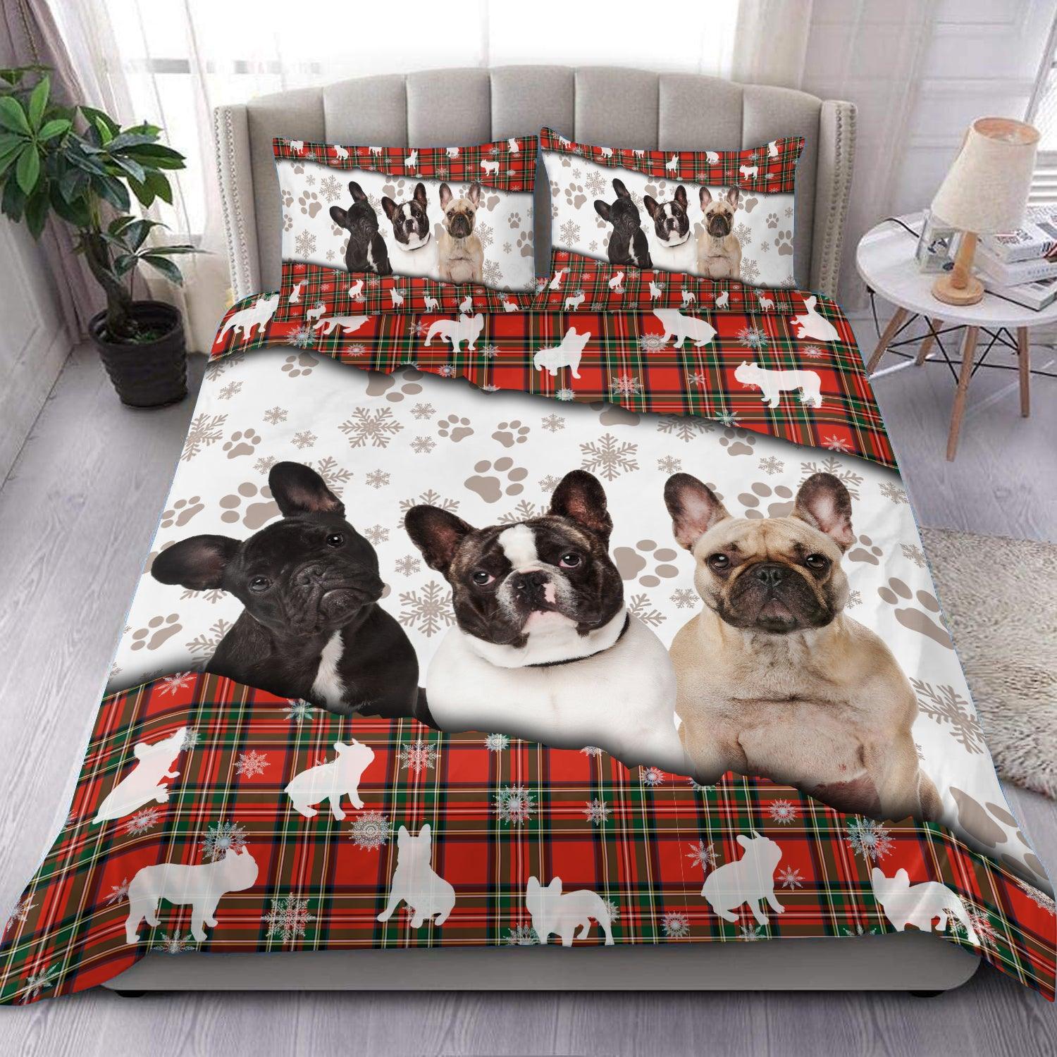 Bulldog Bedding Set Gift for Dog Lovers Dog Dad Dog Mom BD257PA06 BMGifts