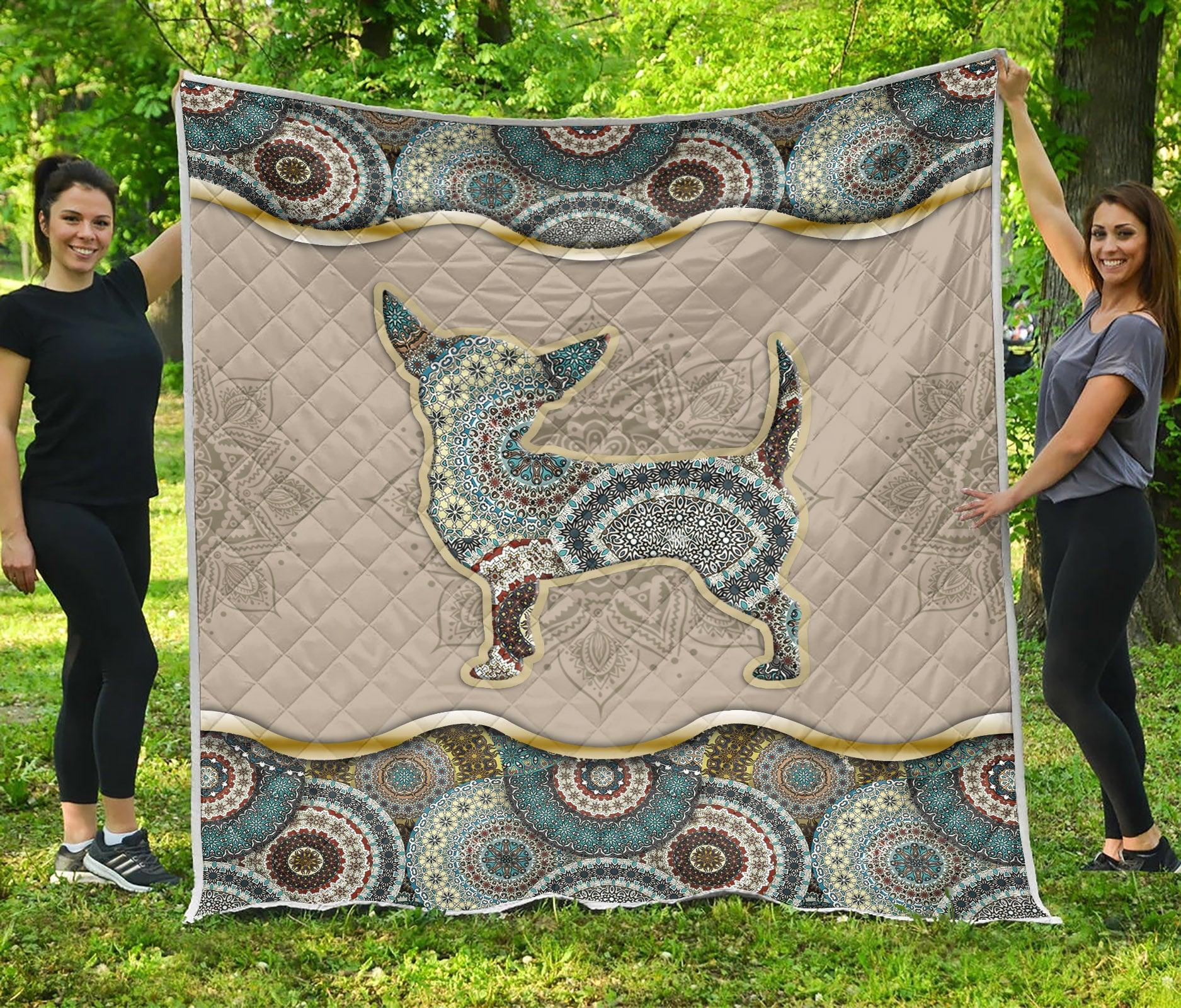 Chihuahua Premium Blanket & Quilt, Gift for Chihuahua Lovers - QB007PA06 - BMGifts