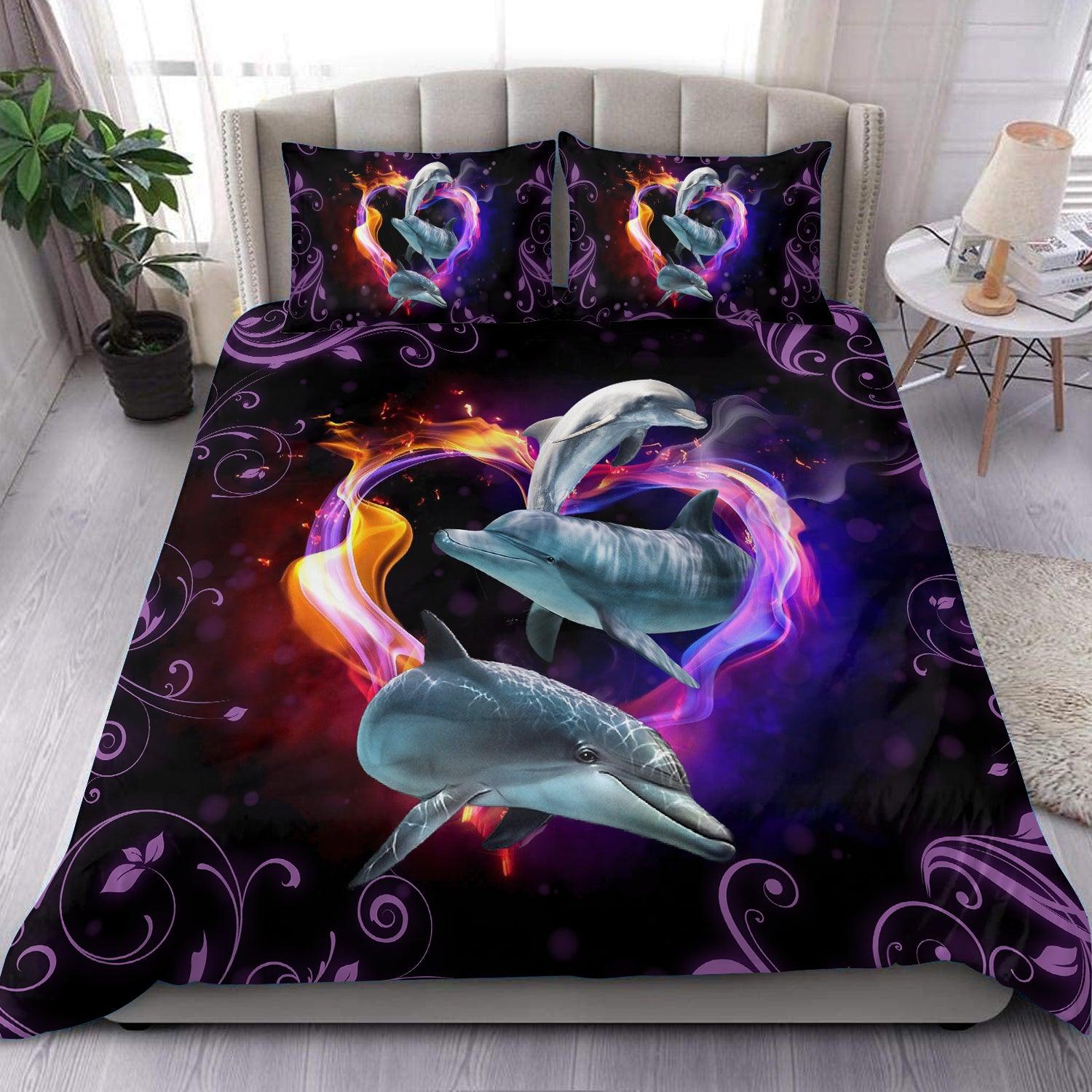 Dolphins Duvet Cover Personalized high quality