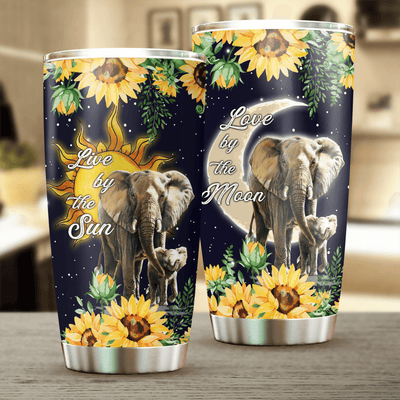 Elephant Tumbler, Gift for Elephant Lovers - TB293PA - BMGifts