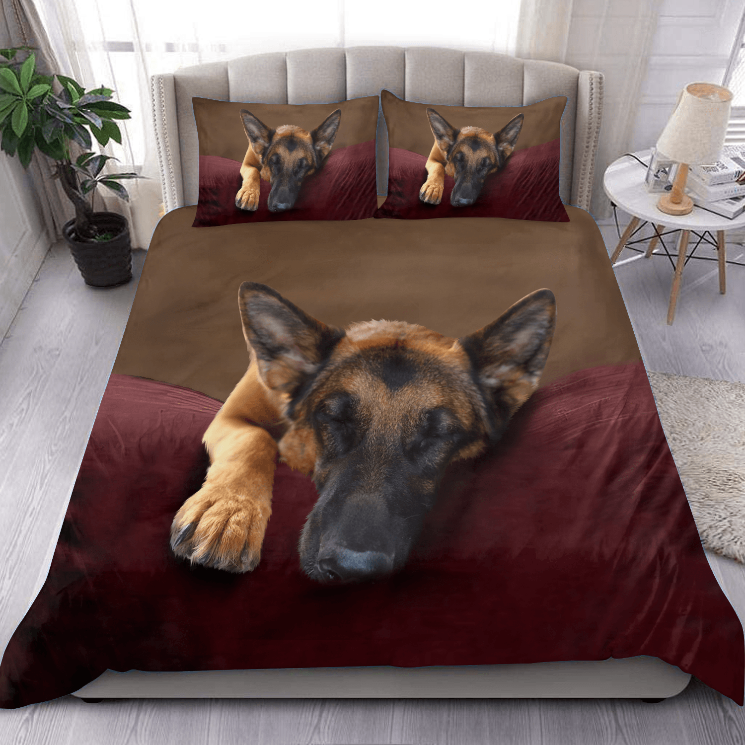 Germanshepherd Bedding Set, Gift for German Shepherd Lovers - BD322PA - BMGifts
