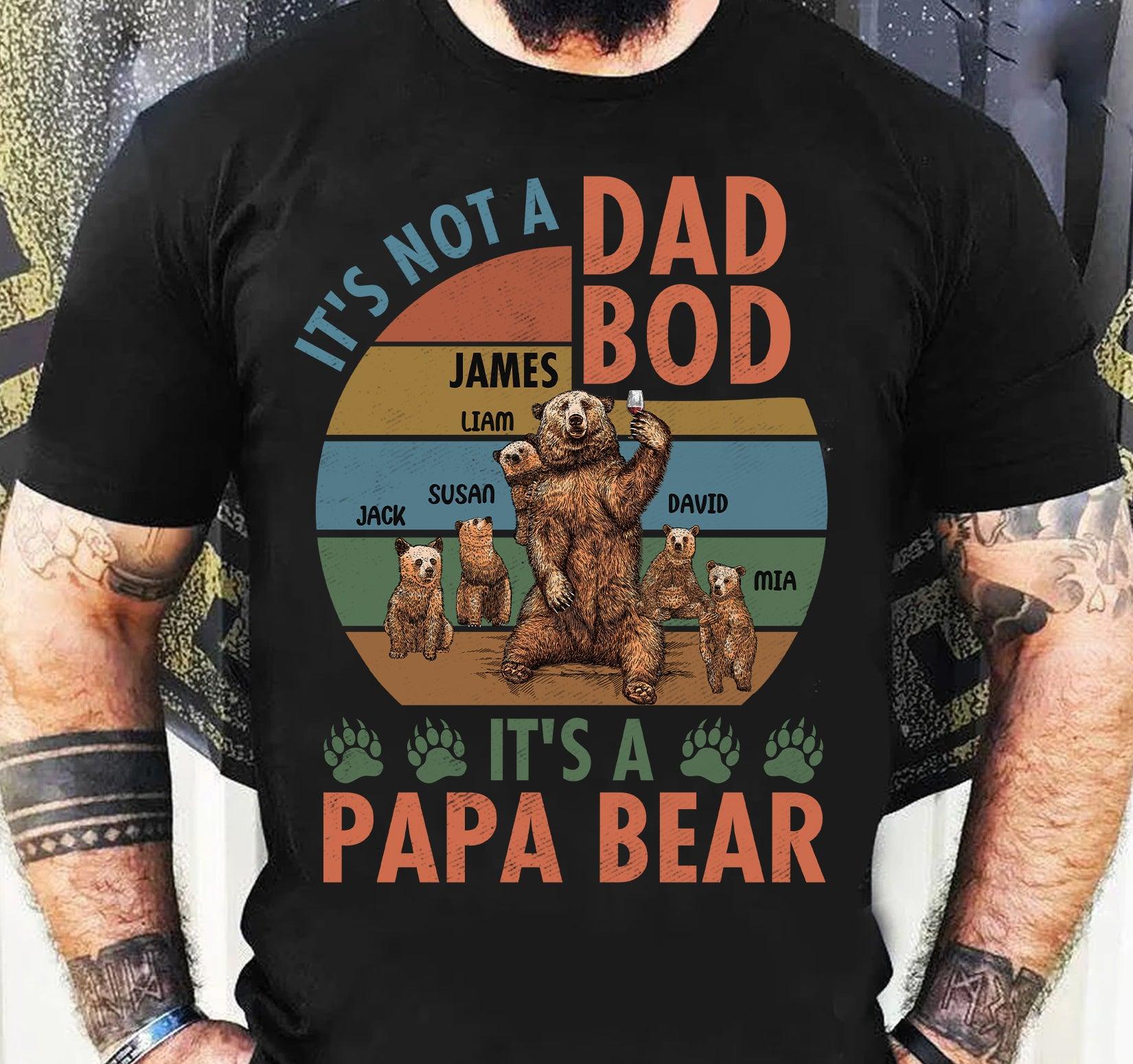 PAPA BEAR Dad Gift Daddy Gifts for Dads Grandpa Gift for 