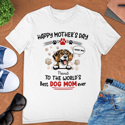 Gift For Mother Dog Personalized Shirt, Mother's Day Gift for Dog Lovers, Dog Dad, Dog Mom - TS322PS05 - BMGifts