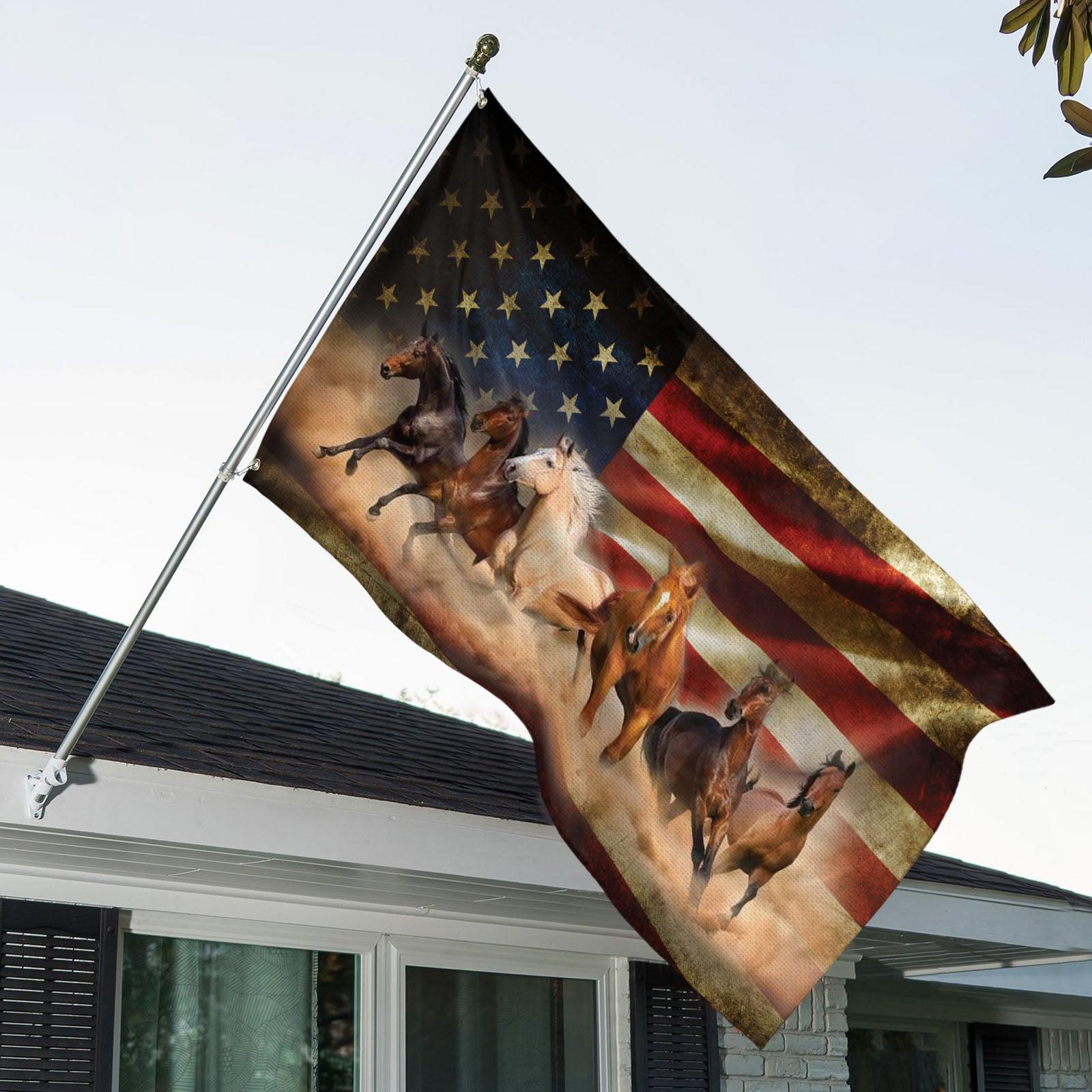 Horse Flag, Gift for Horse Lovers - GA018PA - BMGifts