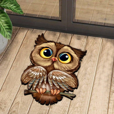 Owl Custom Shaped Doormat, Gift for Owl Lovers - CD005PA06 - BMGifts