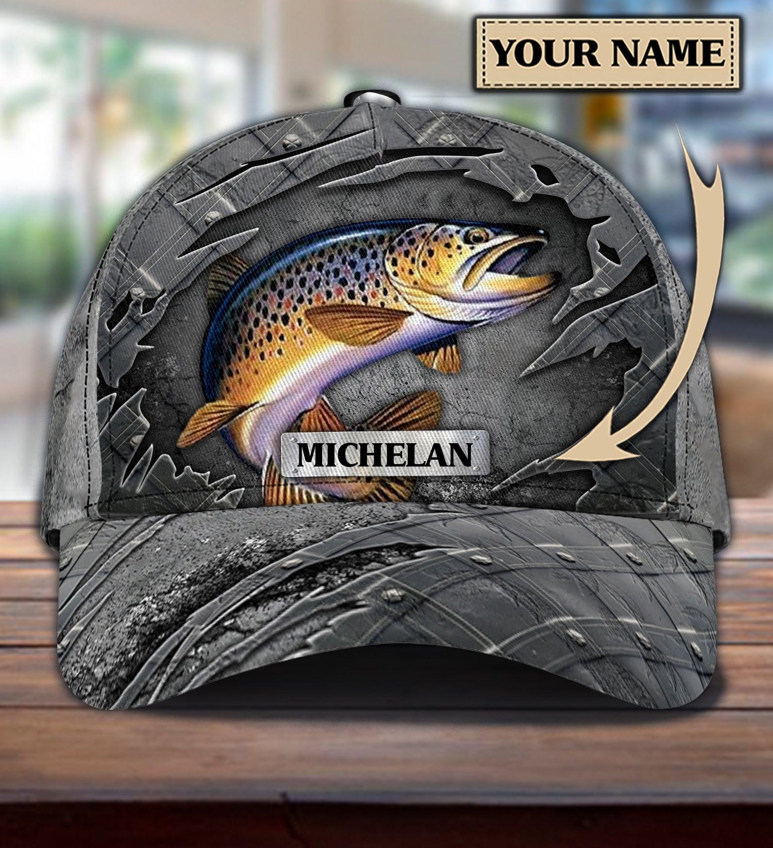 Personalized Fishing Classic Cap, Personalized Gift for Fishing