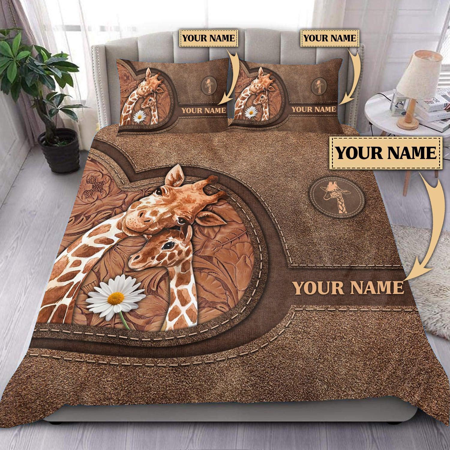 Personalized Giraffe Bedding Set - BD127PS - BMGifts