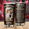 Love Letter Couple Personalized Tumbler, Valentine Gift for Couples, Husband, Wife, Parents, Lovers - TB164PS01