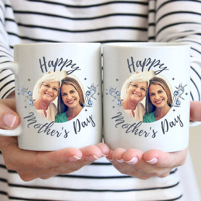 Happy Mother's Day Photo Inserted Mother Personalized Mug, Mother's Day Gift for Mom, Mama, Parents, Mother, Grandmother - MG129PS01