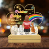 Rainbow Bridge Dog Personalized Plaque LED Night Light, Personalized Gift for Dog Lovers, Dog Dad, Dog Mom - LP009PS02