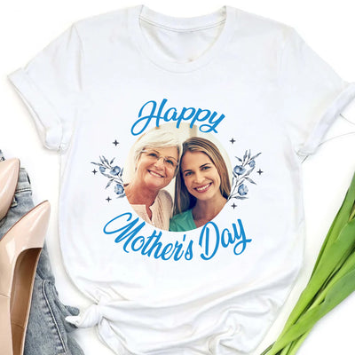 Happy Mother's Day Photo Inserted Mother Personalized Shirt, Mother's Day Gift for Mom, Mama, Parents, Mother, Grandmother - TSB55PS01