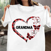Grandma's Little Butterflies Grandma Personalized Shirt, Mother's Day Gift for Mom, Mama, Parents, Mother, Grandmother - TSB33PS01