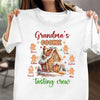 Grandma's Cookie Tasting Crew Grandma Personalized Shirt, Personalized Gift for Nana, Grandma, Grandmother, Grandparents - TSC80PS02