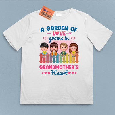 A Garden Of Love Grandma Personalized Shirt, Personalized Gift for Nana, Grandma, Grandmother, Grandparents - TSB56PS02 - BMGifts