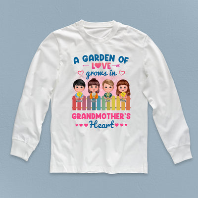 A Garden Of Love Grandma Personalized Shirt, Personalized Gift for Nana, Grandma, Grandmother, Grandparents - TSB56PS02 - BMGifts