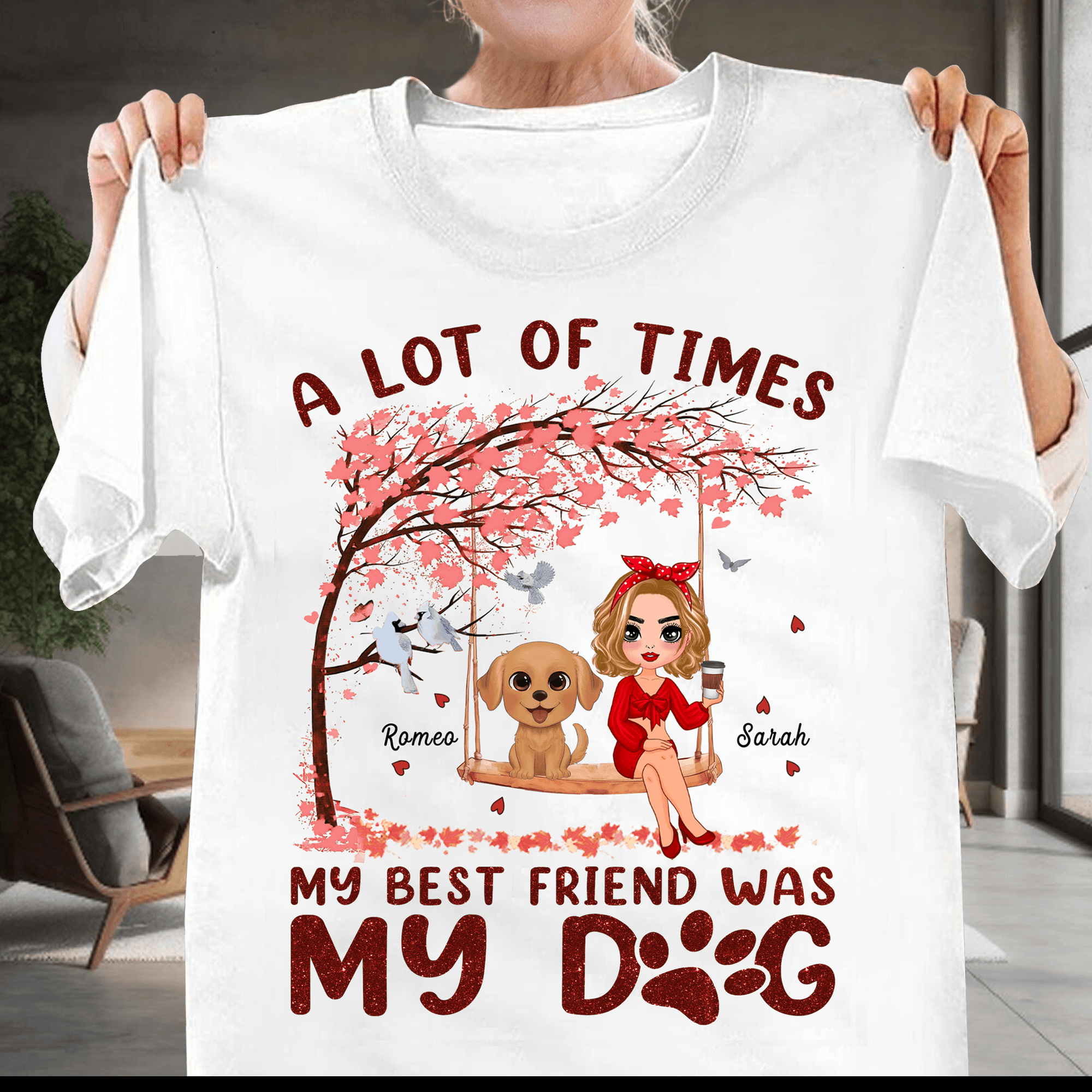 A Lot Of Time My Best Friends Are Dogs Dog Personalized Shirt, Personalized Gift for Dog Lovers, Dog Mom - TSB20PS01 - BMGifts