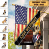 American Sunset Dog Personalized Flag, US Independence Day Gift for Dog Lovers, Dog Dad, Dog Mom - GA073PS01 - BMGifts