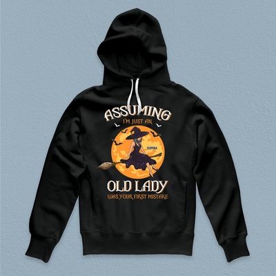 Assuming I'm Just An Old Lady Grandma Personalized Shirt, Halloween Gift for Nana, Grandma, Grandmother, Grandparents - TS953PS01 - BMGifts