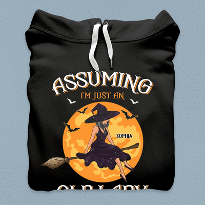 Assuming I'm Just An Old Lady Grandma Personalized Shirt, Halloween Gift for Nana, Grandma, Grandmother, Grandparents - TS953PS01 - BMGifts