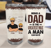 Being A Dad Is The Greatest Role A Man Can Have Father Personalized Tumbler, Father’s Day Gift for Dad, Papa, Parents, Father, Grandfather - TB122PS02 - BMGifts