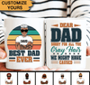 Best Dad Ever Father Personalized Mug, Father’s Day Gift for Dad, Papa, Parents, Father, Grandfather - MG140PS02 - BMGifts