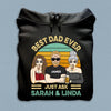 Best Dad Ever Father Personalized Shirt, Father’s Day Gift for Dad, Papa, Parents, Father, Grandfather - TSA67PS02 - BMGifts