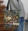 Bohemian Pattern Dog Personalized All Over Tote Bag, Personalized Gift for Dog Lovers, Dog Dad, Dog Mom - TO027PS14 - BMGifts