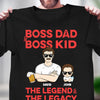 Boss Dad And Boss Kid The Legend And The Legacy Father Personalized Shirt, Father’s Day Gift for Dad, Papa, Parents, Father, Grandfather - TSA31PS02 - BMGifts