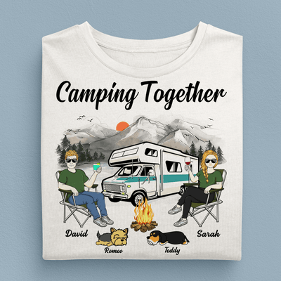 Camping Together Stay Forever Camping Personalized Shirt, Personalized Gift for Camping Lovers - TSB76PS02 - BMGifts