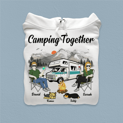 Camping Together Stay Forever Camping Personalized Shirt, Personalized Gift for Camping Lovers - TSB76PS02 - BMGifts