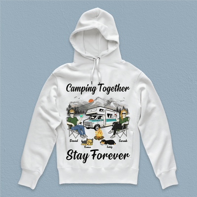 Camping Together Stay Forever Camping Personalized Shirt, Personalized Gift for Camping Lovers - TSB76PS02 - BMGifts