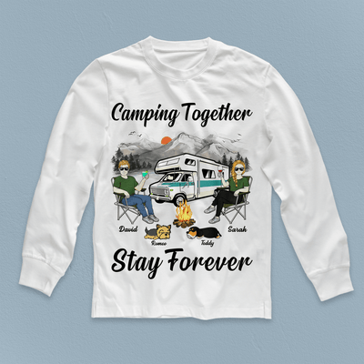 Camping Together Stay Forever Camping Personalized Shirt, Personalized Gift for Camping Lovers - TSB76PS02 - BMGifts