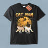 Cat Mom Cat Personalized T-shirt, Personalized Halloween Gift for Cat Lovers, Cat Dad, Cat Mom - TS068PS15 - BMGifts