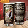 Love Letter Couple Personalized Tumbler, Valentine Gift for Couples, Husband, Wife, Parents, Lovers - TB164PS01