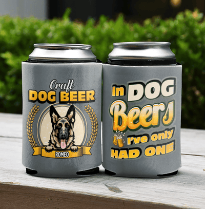 Craft Dog Beer Dog Personalized Koozies, Personalized Gift for Dog Lovers, Dog Dad, Dog Mom - KZ001PS14 - BMGifts