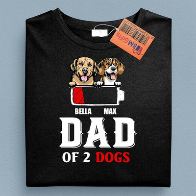 Dad Of Bailey Dog Personalized T-shirt, Personalized Father's Day Gift for Dog Lovers, Dog Dad - TS031PS15 - BMGifts