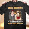 Dad's Warning Father Personalized Shirt, Father's Day Gift for Dad, Papa, Parents, Father, Grandfather - TS972PS01 - BMGifts