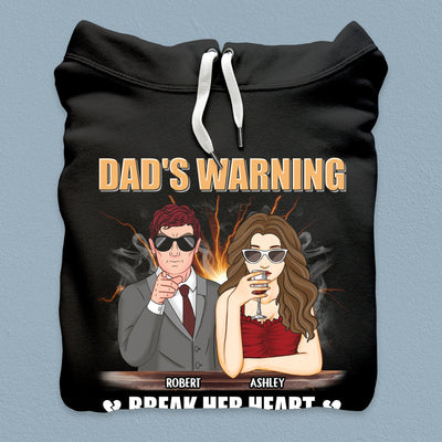 Dad's Warning Father Personalized Shirt, Father's Day Gift for Dad, Papa, Parents, Father, Grandfather - TS972PS01 - BMGifts