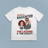 Daddy & Daughter Father Personalized Shirt, Father's Day Gift for Dad, Papa, Parents, Father, Grandfather - TS960PS01 - BMGifts