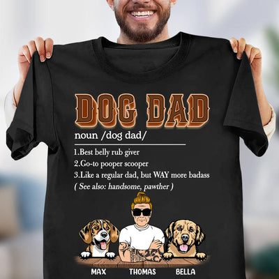 Dog Dad Dog Personalized Shirt, Father’s Day Gift for Dog Lovers, Dog Dad, Dog Mom - TSA22PS02 - BMGifts