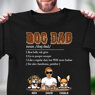 Dog Dad Dog Personalized Shirt, Father’s Day Gift for Dog Lovers, Dog Dad, Dog Mom - TSA22PS02 - BMGifts