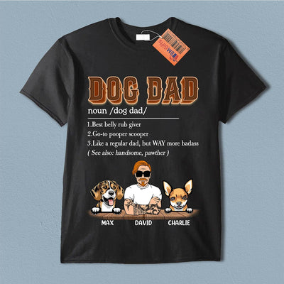 Dog Dad Dog Personalized Shirt, Father’s Day Gift for Dog Lovers, Dog Dad, Dog Mom - TSA22PS02 - BMGifts