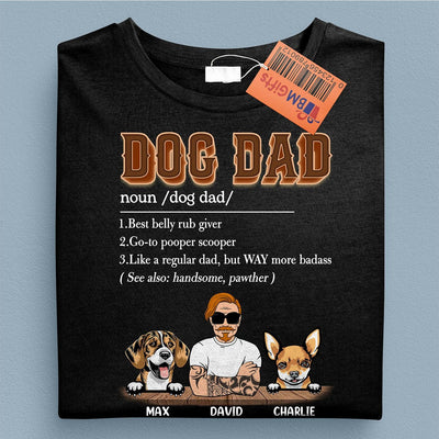 Dog Dad Dog Personalized Shirt, Father’s Day Gift for Dog Lovers, Dog Dad, Dog Mom - TSA22PS02 - BMGifts