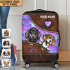 Dog Hologram Personalized Luggage Cover, Personalized Gift for Dog Lovers, Dog Dad, Dog Mom - LC021PS05 - BMGifts