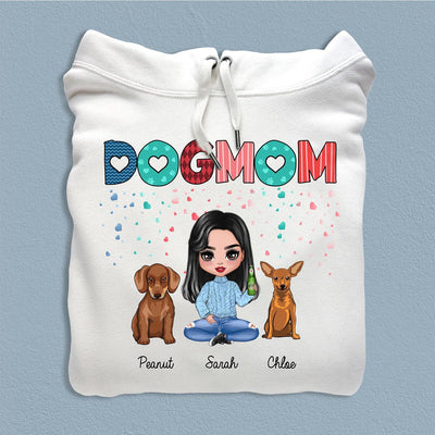 Dog Mom Dog Personalized Shirt, Personalized Gift for Dog Lovers, Dog Dad, Dog Mom - TSB58PS02 - BMGifts