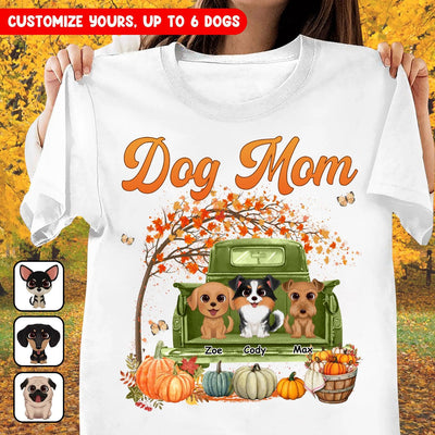 Dog Mom Dog Personalized Shirt, Personalized Gift for Dog Lovers, Dog Mom - TSA50PS01 - BMGifts