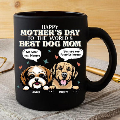 Dog Personalized Mug, Mother's Day Gift for Dog Lovers, Dog Dad, Dog Mom - MG064PS05 - BMGifts